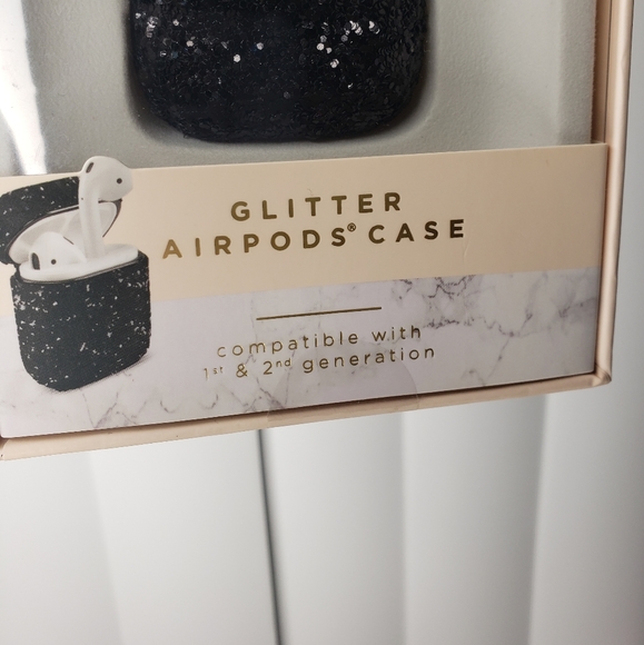 Nanette Lepore glitter Airpod case - Picture 2 of 3